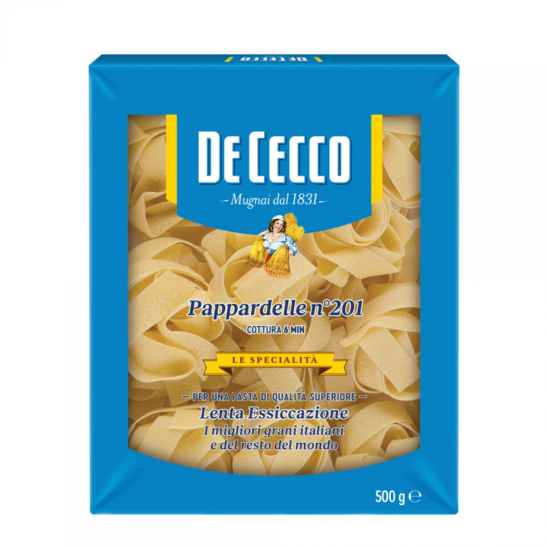 Ζυμαρικά Pappardelle no. 201 De Cecco 500gr
